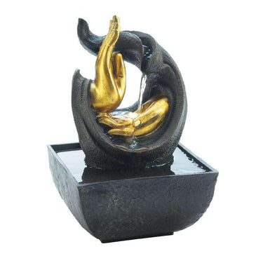 Golden Hands Accent Tabletop Fountain - The Fox Decor
